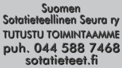 Suomen Sotatieteellinen Seura ry logo